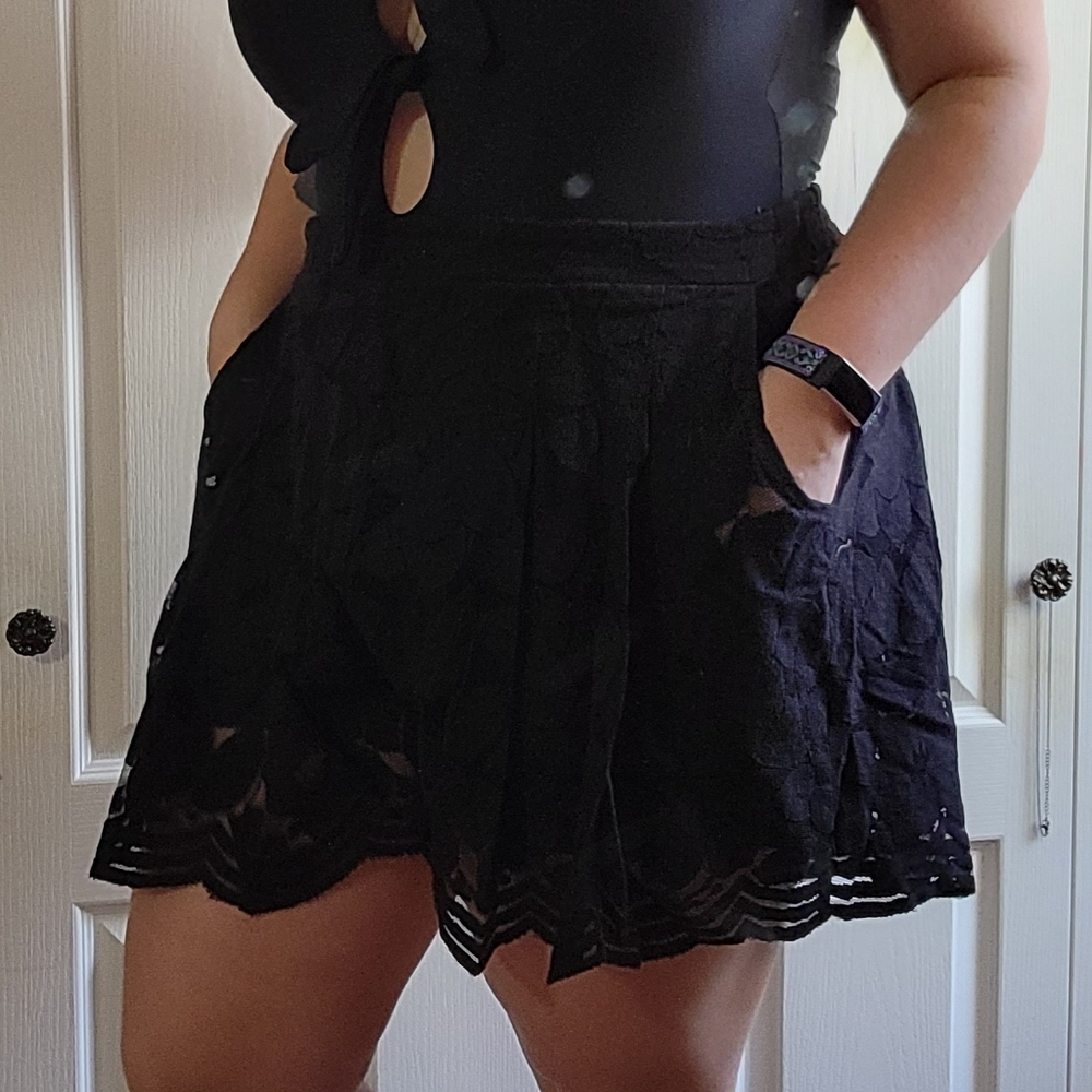 Floral Lace Shorts